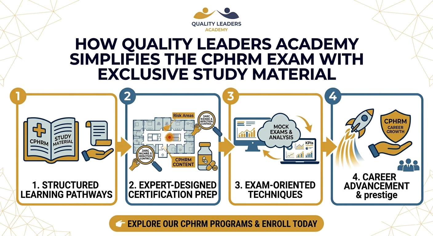 HOW QUALITY LEADERS ACADEMY SIMPLIFIES THE CPHRM EXAM WITH EXCLUSIVE STUDY MATERIAL