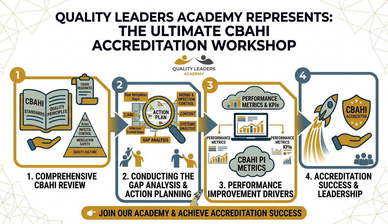 QUALITY LEADERS ACADEMY REPRESENTS: THE ULTIMATE CBAHI ACCREDITATION WORKSHOP
