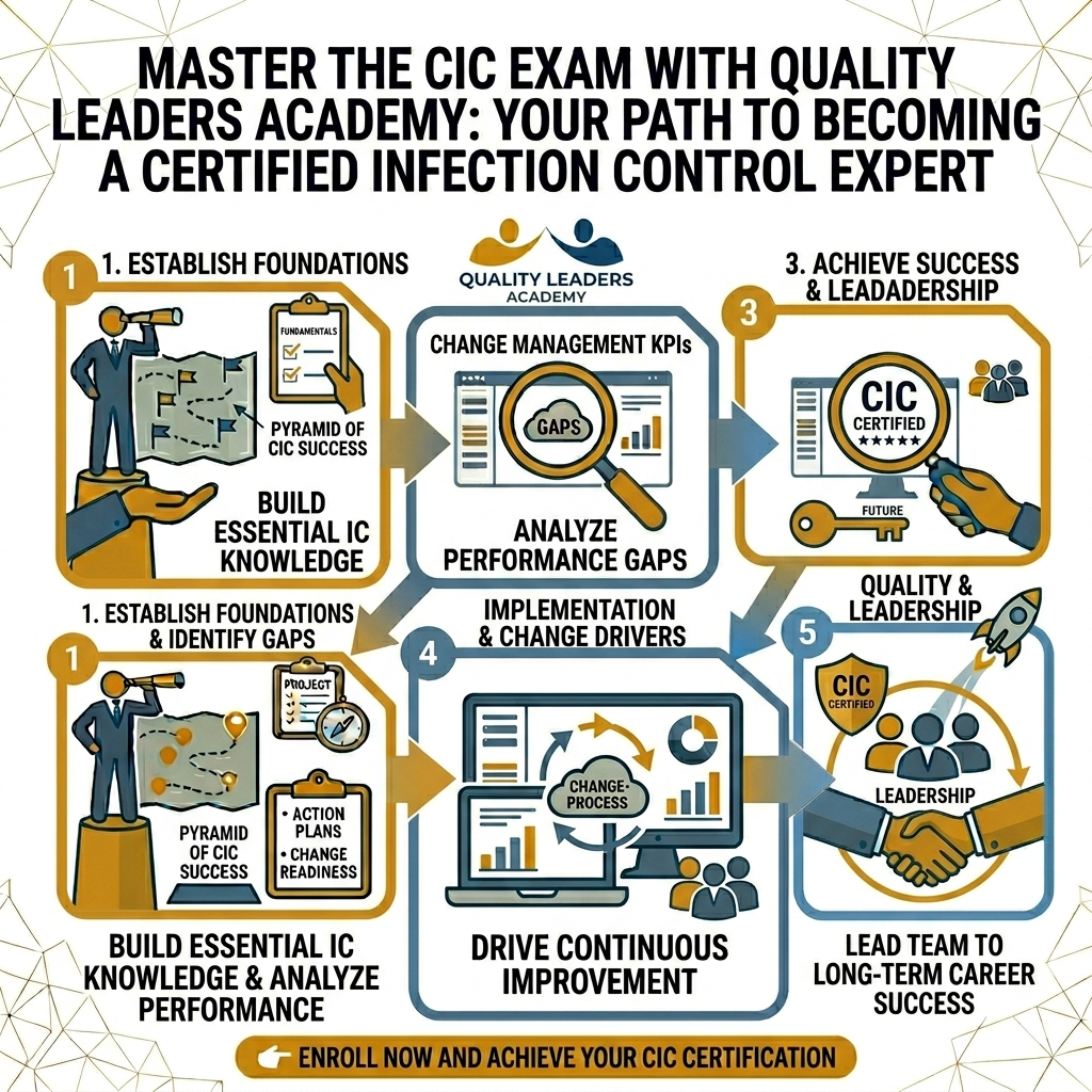 MASTER THE CIC EXAM WITH QUALITY LEADERS ACADEMY: YOUR PATH TO BECOMING A CERTIFIED INFECTION CONTROL EXPERT