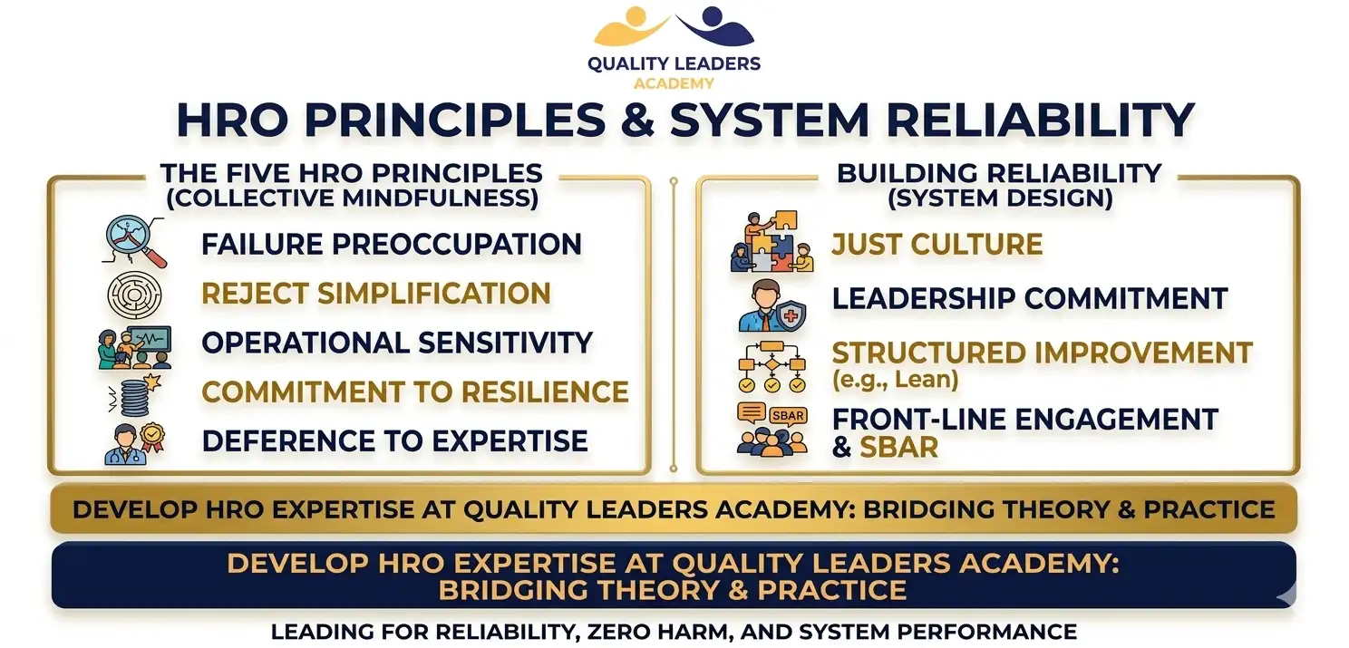 HRO PRINCIPLES IN HEALTHCARE: A PRACTICAL GUIDE TO BUILDING SAFER, MORE RELIABLE SYSTEMS