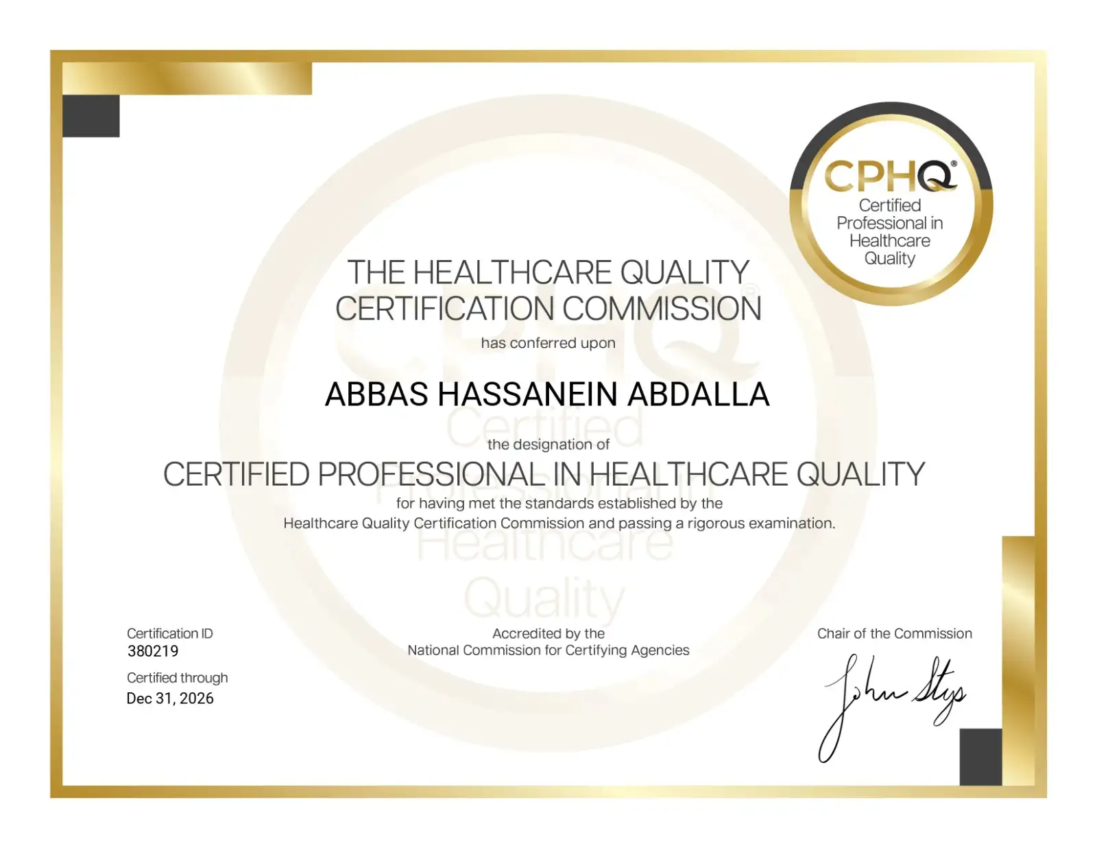 Abbas Hassanein Saeed Abdalla